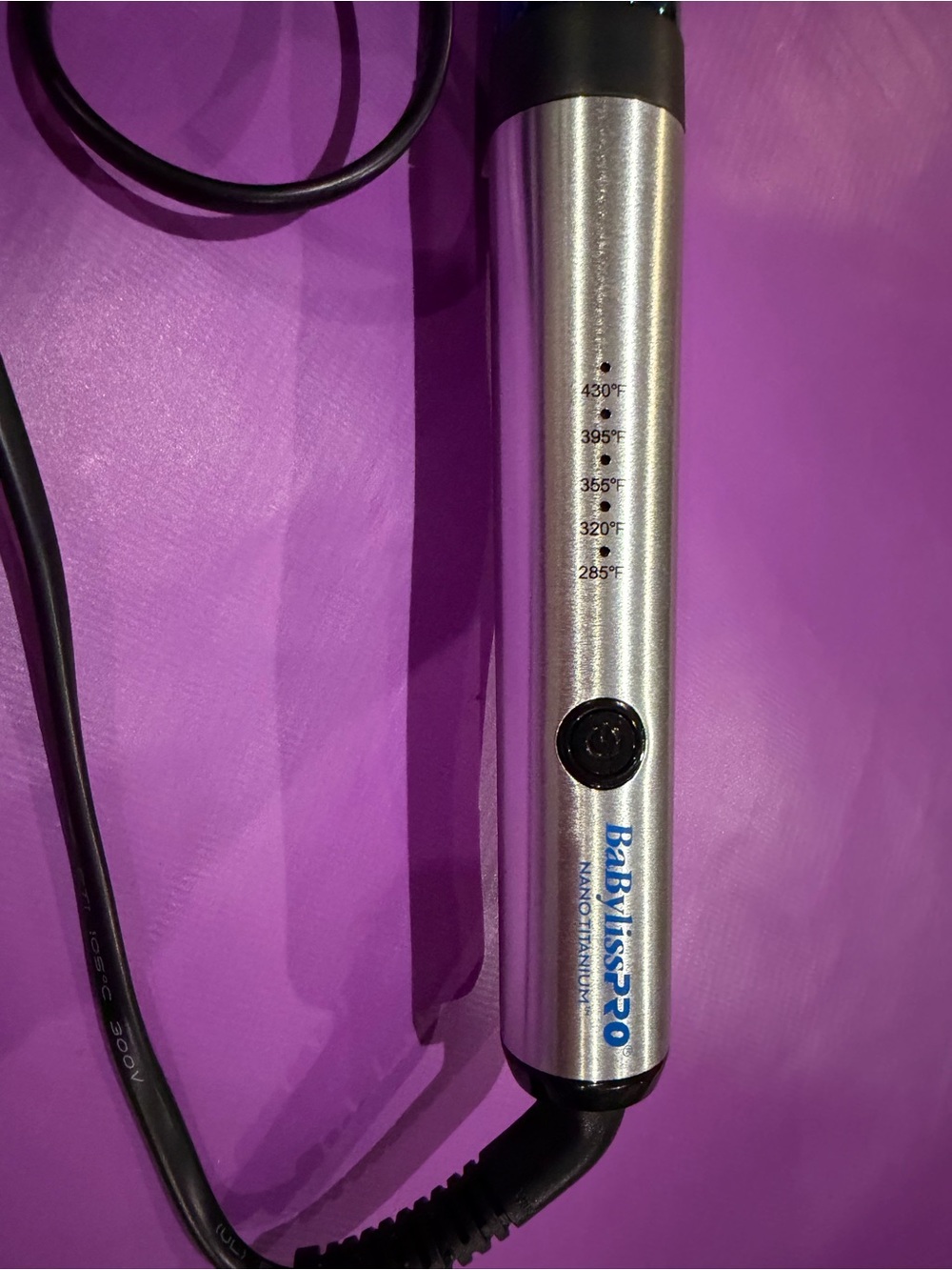 BaBylissPRO Nano Titanium Curling Wand Blue - Picture 9 of 9